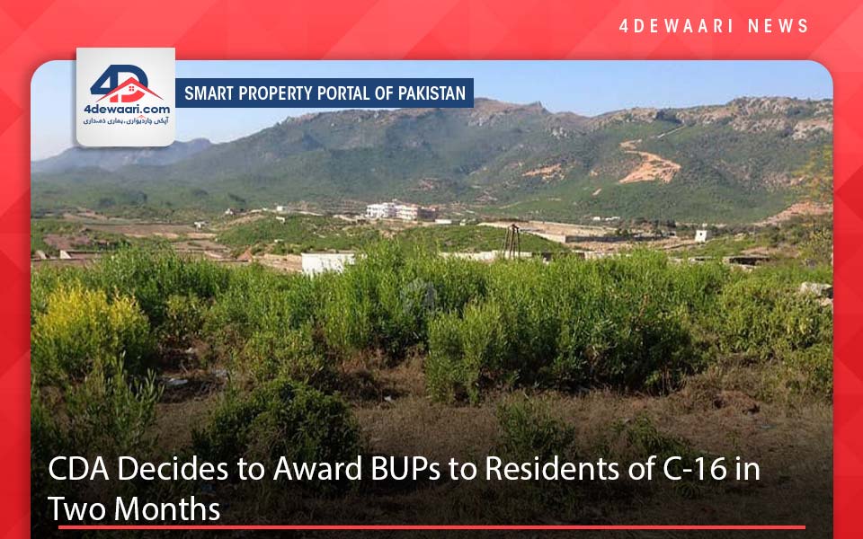 CDA Decides to Award BUPs to Residents of C-16 in Two Months