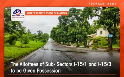 CDA Possession Letters are Under Process for Sub Sectors