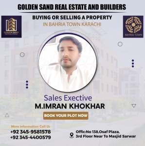 Golf Plot 500Sq.Yds For Sale in Bahria Town Karachi.
