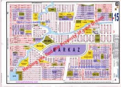 5 Marla Park Face Plot Available  For Sale I-15/4   islamabad