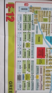 10 Marla Park Face Plot Available  For Sale E-12/1 Islamabad