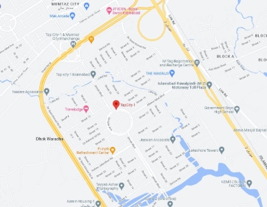 2400 Sqft Commercial plot in Top City-1 Rawalpindi