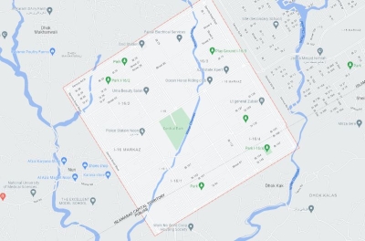7 Marla Corner plot with extra land for sale in I-16/1 Islamabad 
